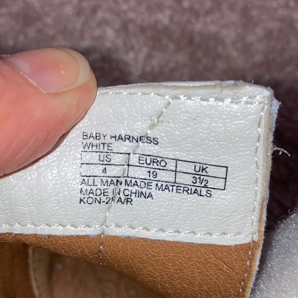 Frye baby harness white boots size 4 - Picture 6 of 11